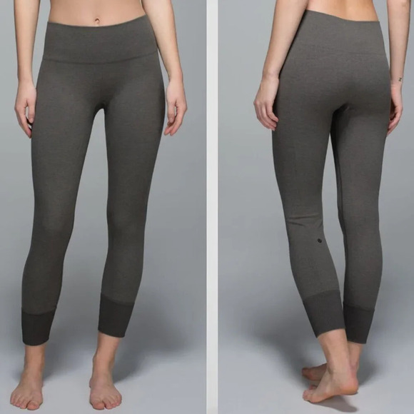 Lululemon Ebb To Street Pant Leggings Heather Wren Gray - 21363 - Picture 1 of 8
